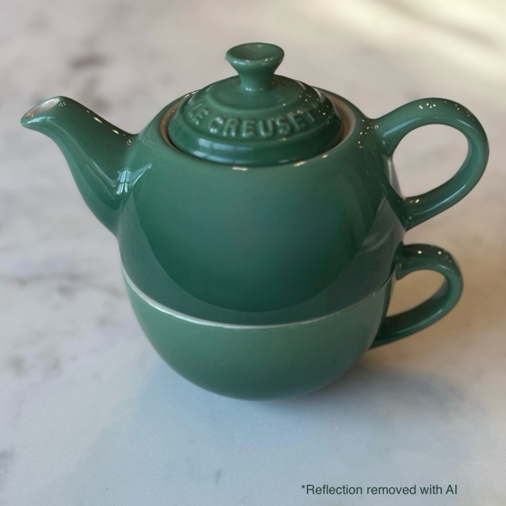 NWT Le Creuset Tea for One, Fennel Green